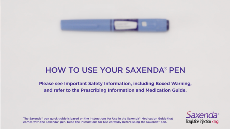 Saxenda Dosing Chart